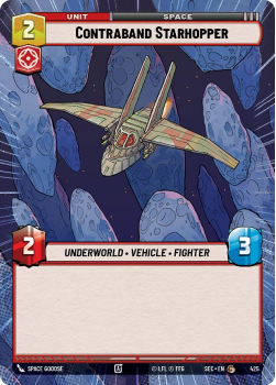 Contraband Starhopper (HYPERSPACE) single card from Star Wars Unlimited