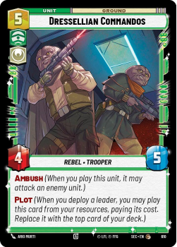 Dressellian Commandos (FOIL) single card from Star Wars Unlimited