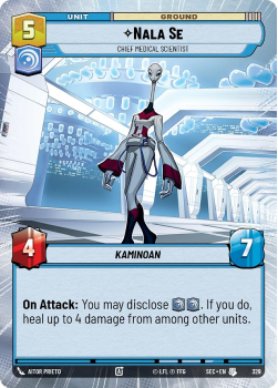 Nala Se - Chief Medical Scientist (HYPERSPACE) single card from Star Wars Unlimited
