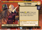 Sly Moore - Cipher in the Dark (HYPERSPACE) : 278 SECRET OF POWER - Star Wars Unlimited Single Card