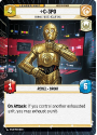 C-3P0 - Human-Cyborg Relations (HYPERSPACE) : 279 SECRET OF POWER - Star Wars Unlimited Single Card - Image 2