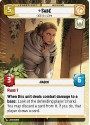 Sab&Atilde;&copy; - Queen's Shadow (HYPERSPACE) : 281 SECRET OF POWER - Star Wars Unlimited Single Card - Image 2
