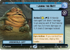 Jabba the Hutt - Wonderful Human Being (HYPERSPACE) : 266 SECRET OF POWER - Star Wars Unlimited Single Card
