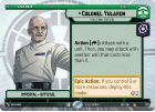 Colonel Yularen - This is Why We Plan (HYPERSPACE) : 270 SECRET OF POWER - Star Wars Unlimited Single Card