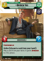 Dryden Vos - I Never Ask Twice (HYPERSPACE) : 271 SECRET OF POWER - Star Wars Unlimited Single Card - Image 2