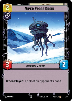 Viper Probe Droid (FOIL) single card from Star Wars Unlimited