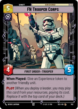 FN Trooper Corps (FOIL) single card from Star Wars Unlimited