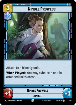 Nimble Prowess (FOIL) single card from Star Wars Unlimited