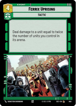 Ferrix Uprising (FOIL) single card from Star Wars Unlimited