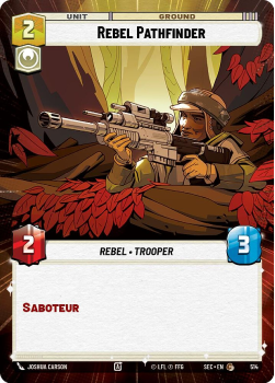 Rebel Pathfinder (HYPERSPACE) single card from Star Wars Unlimited