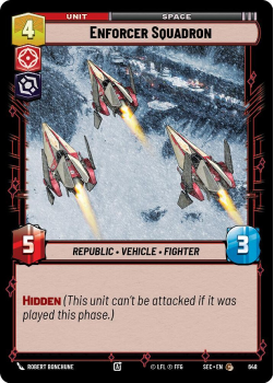 Enforcer Squadron (FOIL) single card from Star Wars Unlimited
