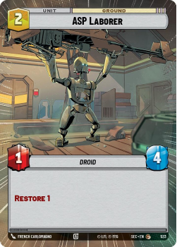 ASP Laborer (HYPERSPACE) single card from Star Wars Unlimited