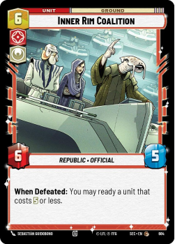 Inner Rim Coalition (FOIL) single card from Star Wars Unlimited