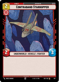 Contraband Starhopper (FOIL) single card from Star Wars Unlimited