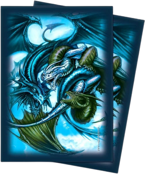 Ultra Pro Trinity Dragon Blue Small Deck Protectors by Monte Moore 60ct