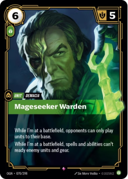 Mageseeker Warden single card from Riftbound : League of Legends Card Game