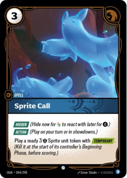 Sprite Call single card from Riftbound : League of Legends Card Game