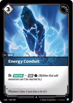 Energy Conduit single card from Riftbound : League of Legends Card Game