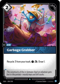 Garbage Grabber single card from Riftbound : League of Legends Card Game