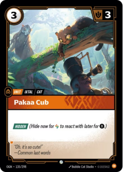 Pakaa Cub single card from Riftbound : League of Legends Card Game