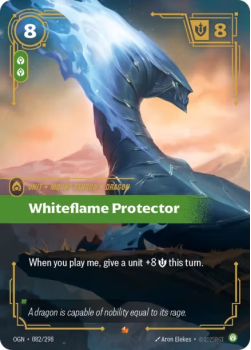 Whiteflame Protector single card from Riftbound : League of Legends Card Game