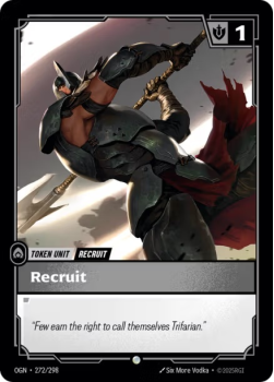 Recruit (NX) // Buff single card from Riftbound : League of Legends Card Game