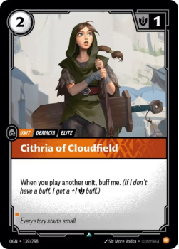 Cithria of Cloudfield single card from Riftbound : League of Legends Card Game