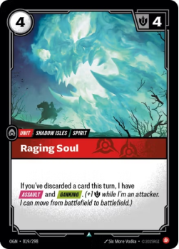 Raging Soul (FOIL) single card from Riftbound : League of Legends Card Game