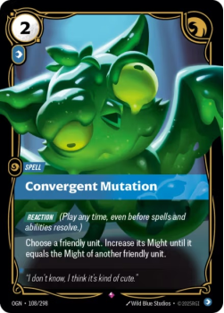 Convergent Mutation single card from Riftbound : League of Legends Card Game