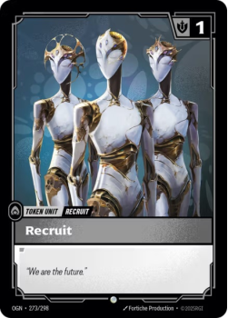 Recruit (ZN) // Buff single card from Riftbound : League of Legends Card Game