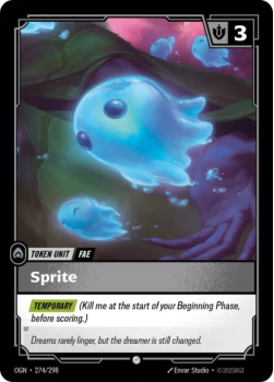 Sprite // Buff single card from Riftbound : League of Legends Card Game