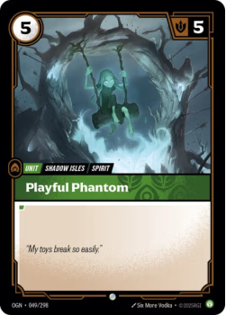Playful Phantom single card from Riftbound : League of Legends Card Game