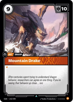 Mountain Drake single card from Riftbound : League of Legends Card Game