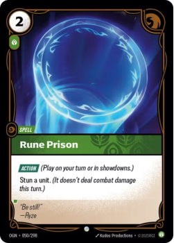 Rune Prison single card from Riftbound : League of Legends Card Game