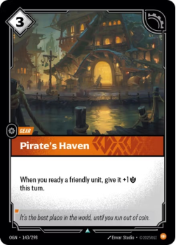 Pirate's Haven single card from Riftbound : League of Legends Card Game