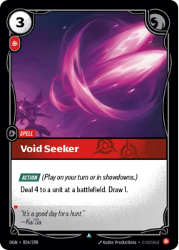 Void Seeker (FOIL) single card from Riftbound : League of Legends Card Game