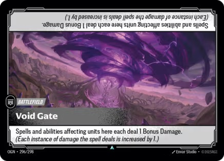 Void Gate single card from Riftbound : League of Legends Card Game