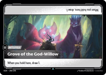 Grove of the God-Willow single card from Riftbound : League of Legends Card Game
