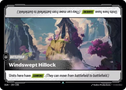 Windswept Hillock single card from Riftbound : League of Legends Card Game