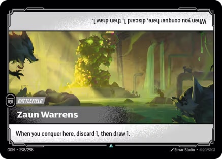 Zaun Warrens single card from Riftbound : League of Legends Card Game