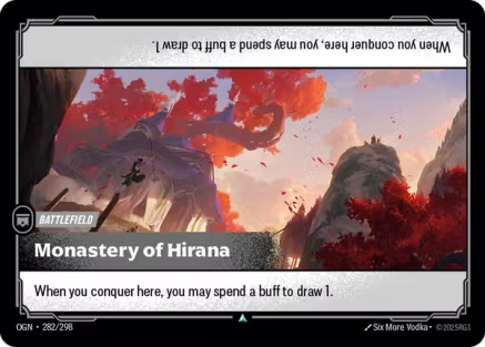 Monastery of Hirana single card from Riftbound : League of Legends Card Game