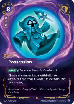 Possession single card from Riftbound : League of Legends Card Game