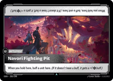 Navori Fighting Pit (FOIL) single card from Riftbound : League of Legends Card Game
