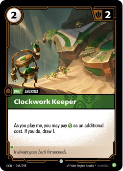 Clockwork Keeper single card from Riftbound : League of Legends Card Game