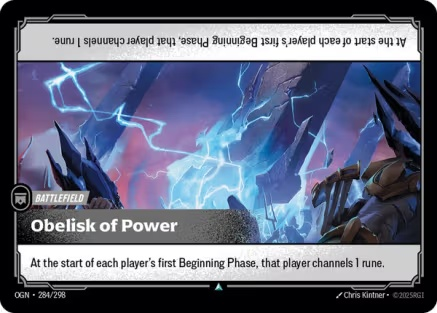 Obelisk of Power (FOIL) single card from Riftbound : League of Legends Card Game