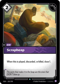 Scrapheap single card from Riftbound : League of Legends Card Game