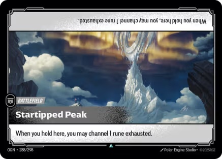 Startipped Peak single card from Riftbound : League of Legends Card Game