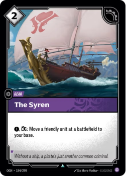 The Syren single card from Riftbound : League of Legends Card Game
