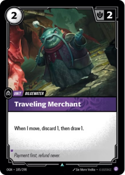 Traveling Merchant (FOIL) single card from Riftbound : League of Legends Card Game