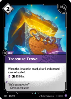 Treasure Trove single card from Riftbound : League of Legends Card Game